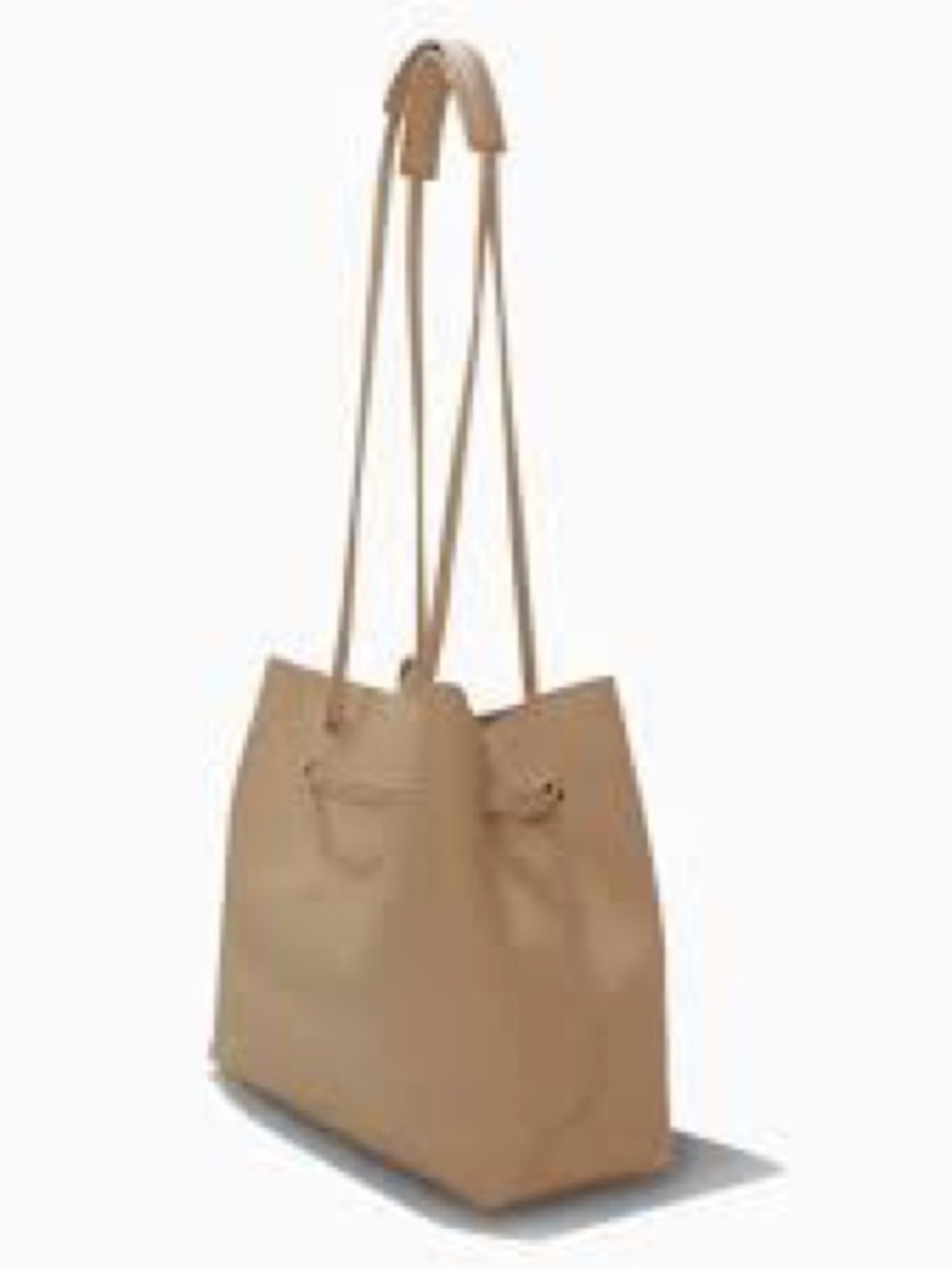 8 Other Reasons Vegan Pebbled Leather Slouchy Bucket Bag - Tan